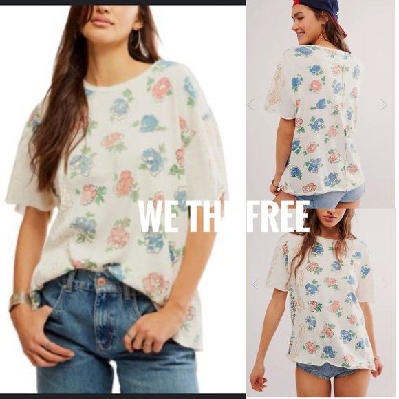 BNWT We the Free Women's Boheme T-shirts size M $58 USD - Picture 1 of 3